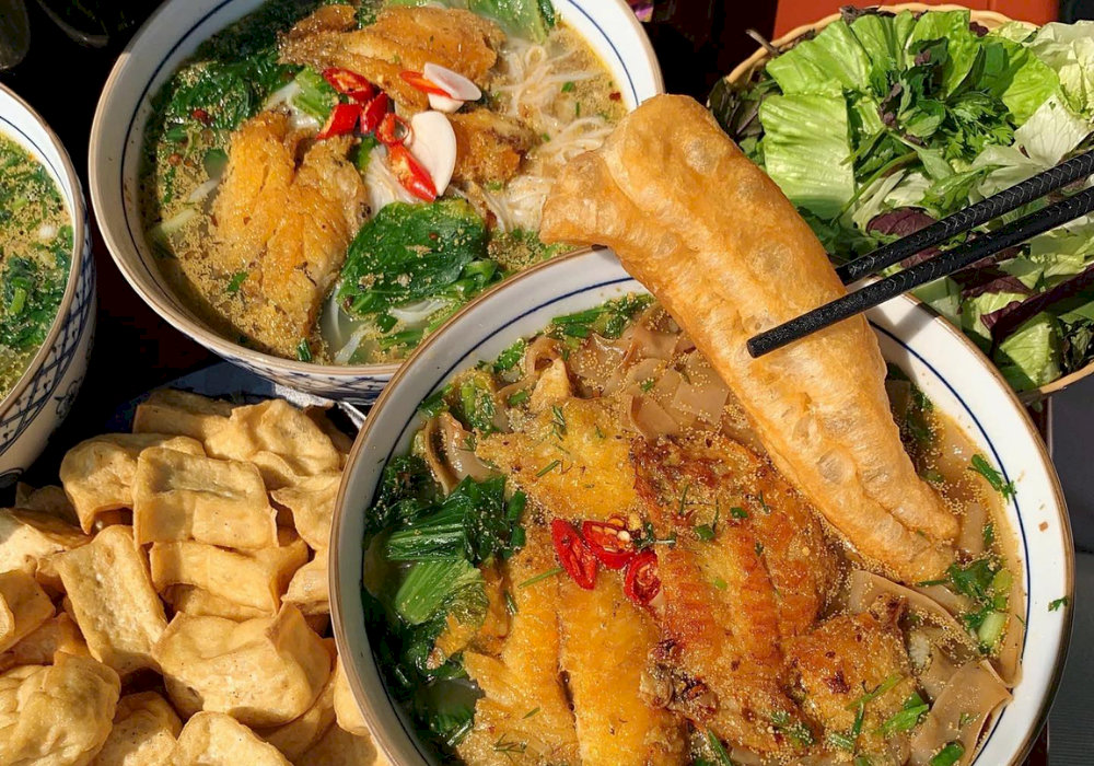 Canh cá rô đồng